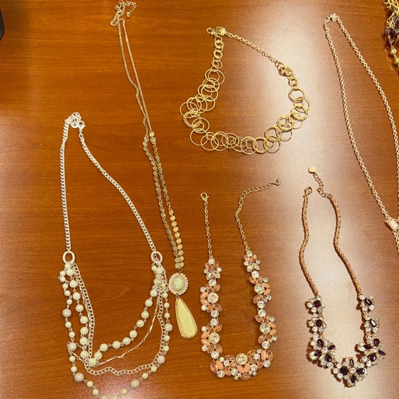 Chic Gold and Silver Necklace Collection - Picture 1 of 9